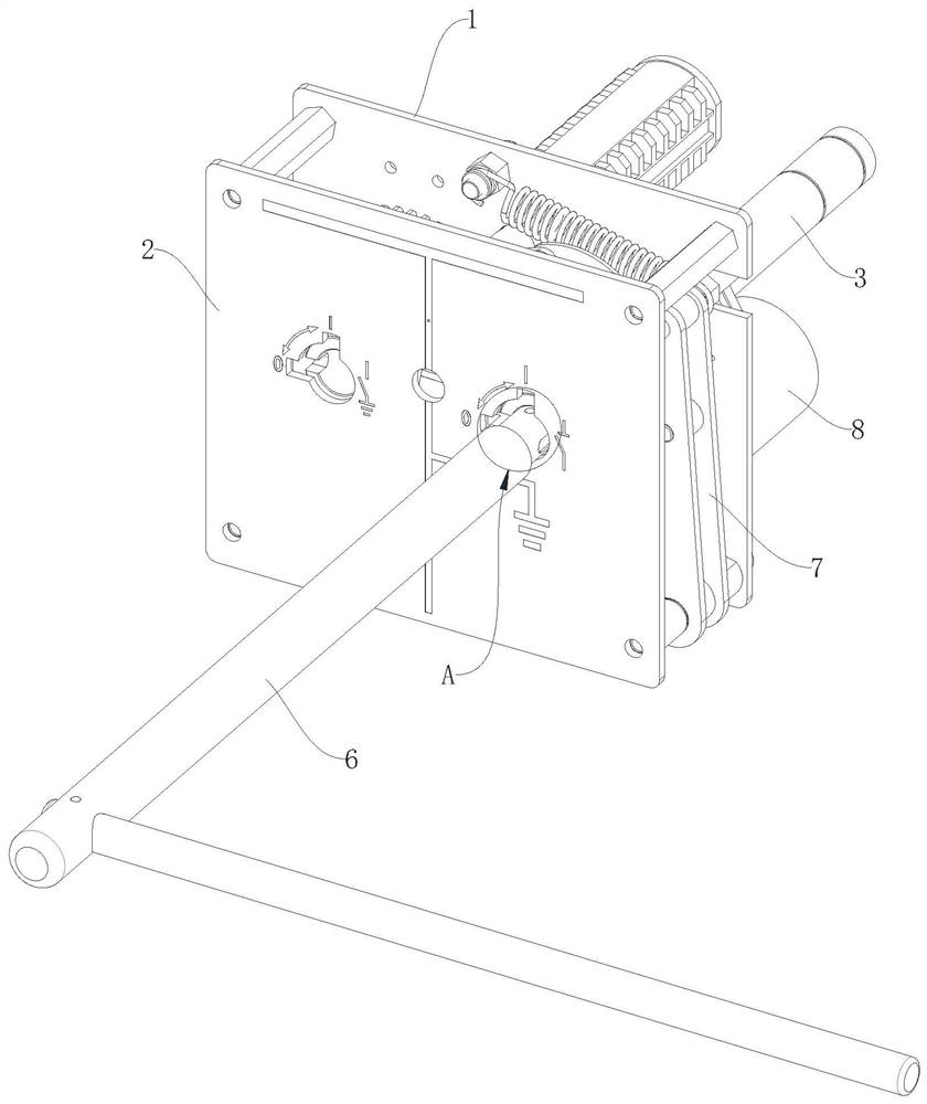 Three-station operating mechanism