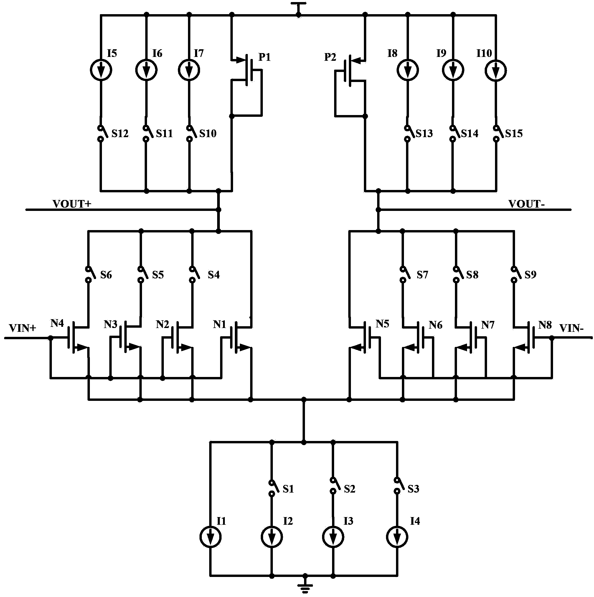 Gain linear variable gain amplifier with constant bandwidth