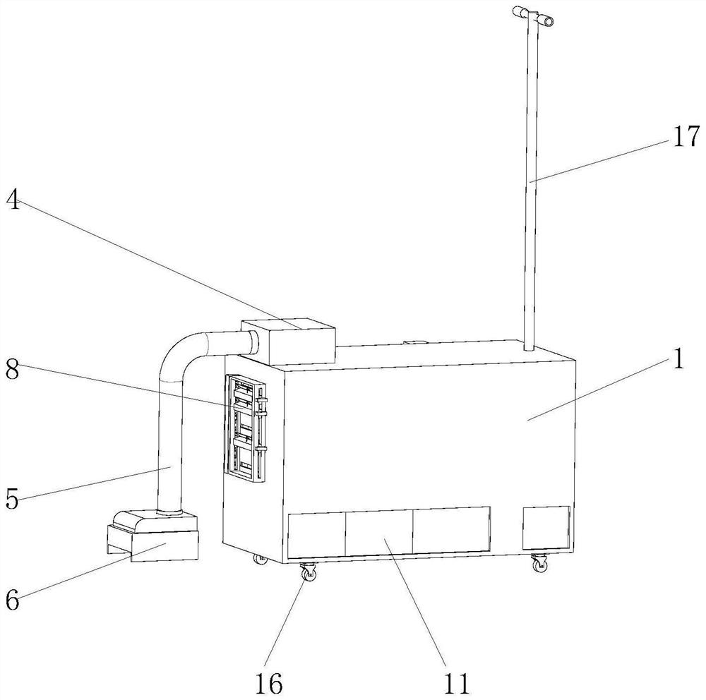 Intelligent intensive care unit medical waste automatic sweeper