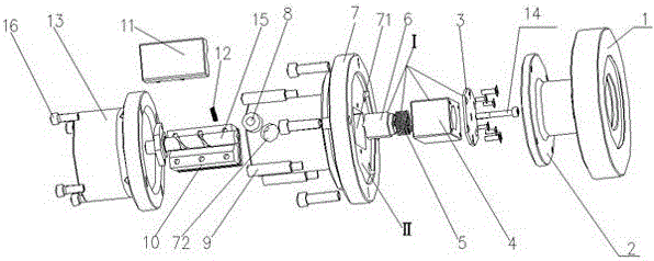 Clamping tool for machining eccentric shafts