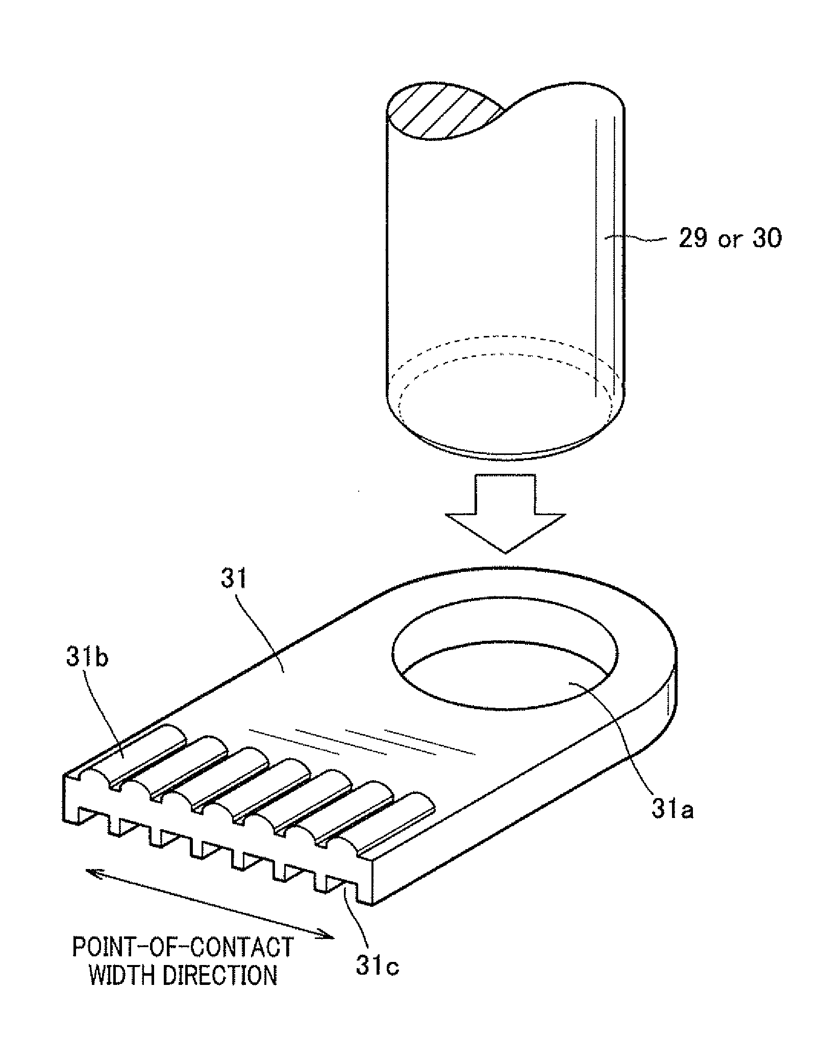 Electromagnetic relay for starters