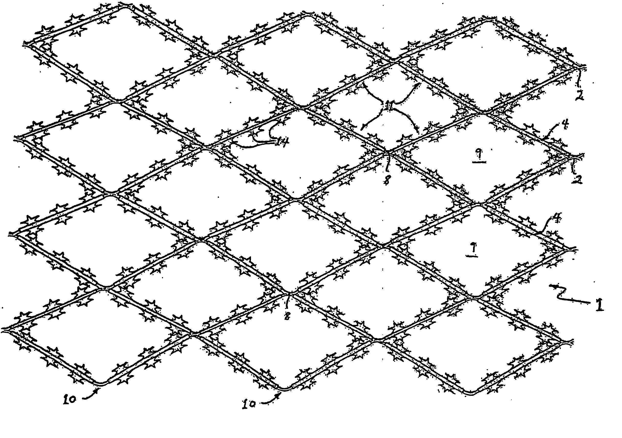 Security mesh panel