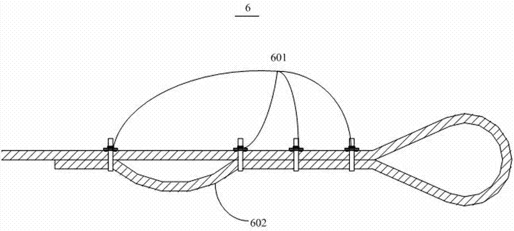 Integral lifting method for discharging platform