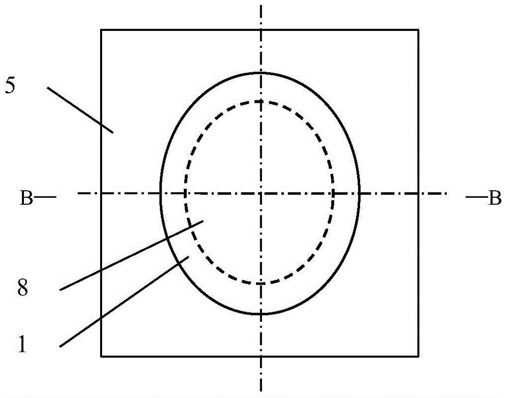 Elliptic ring microcavity laser with high-resistance area