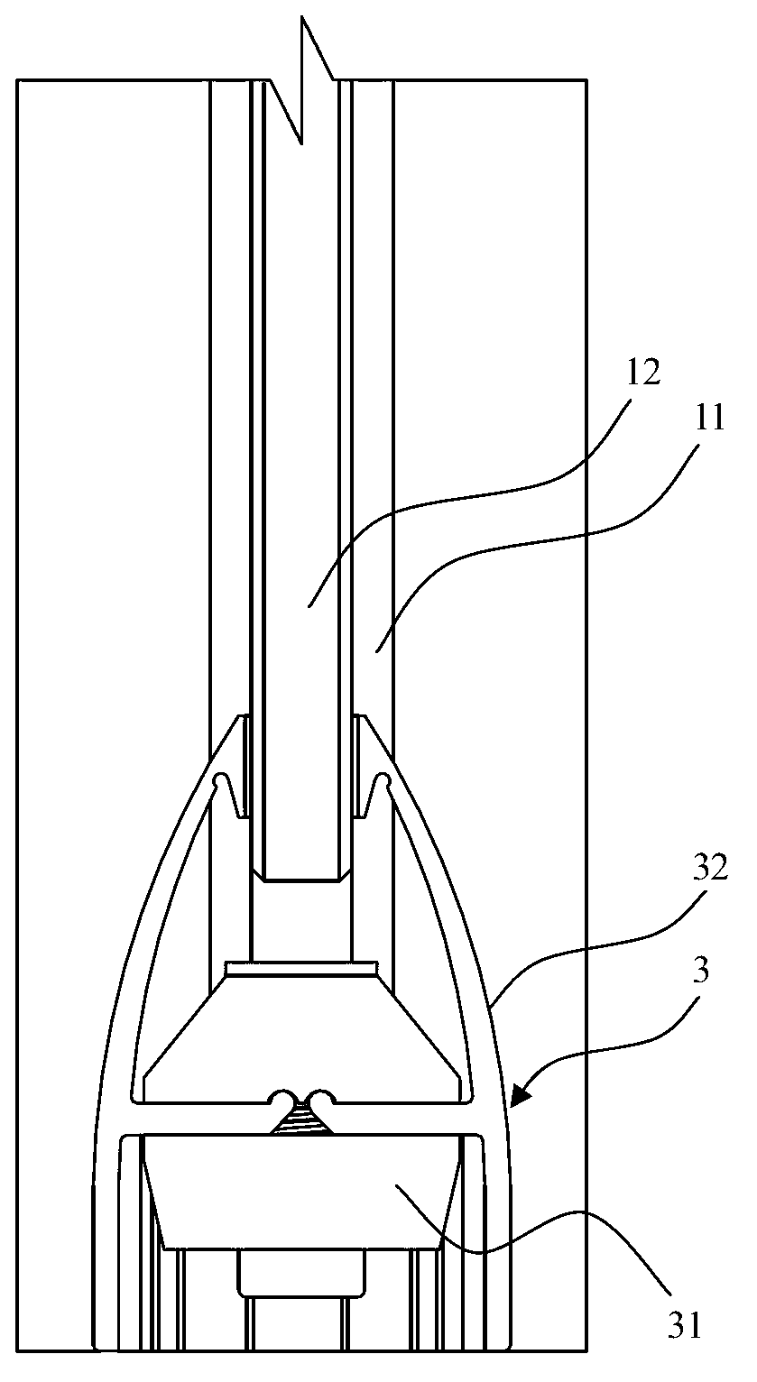 Glazed door window sash and assembly method thereof