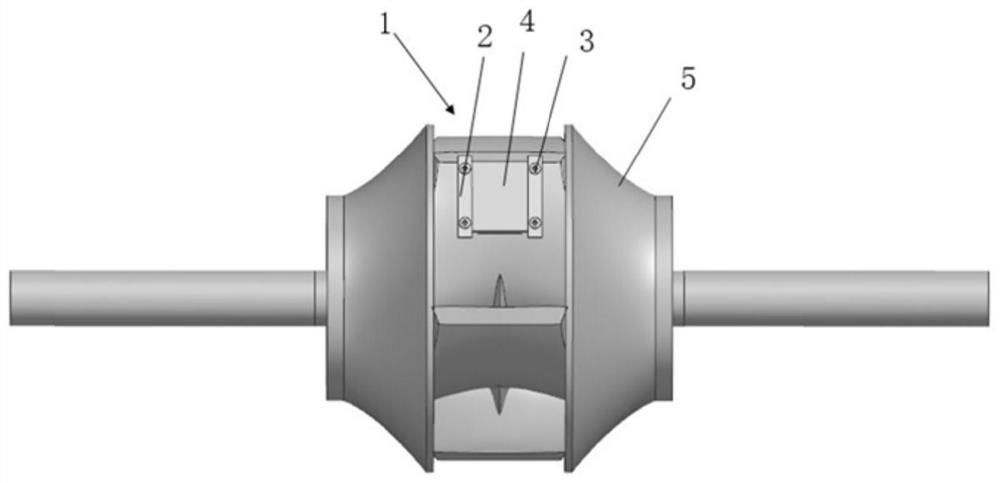 Hydraulic machinery sediment wear experiment method and application