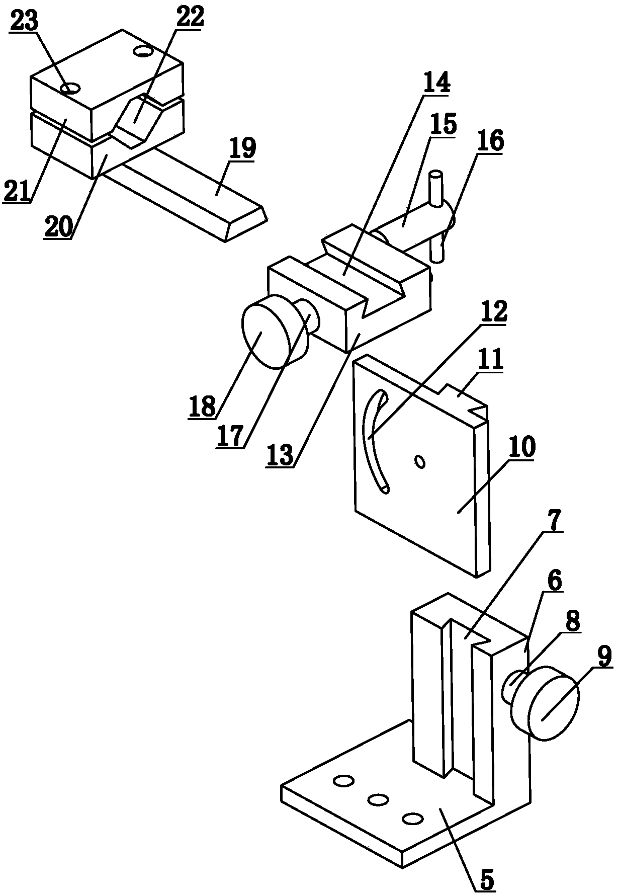 Arc welding gun clamping device for arc welding machine