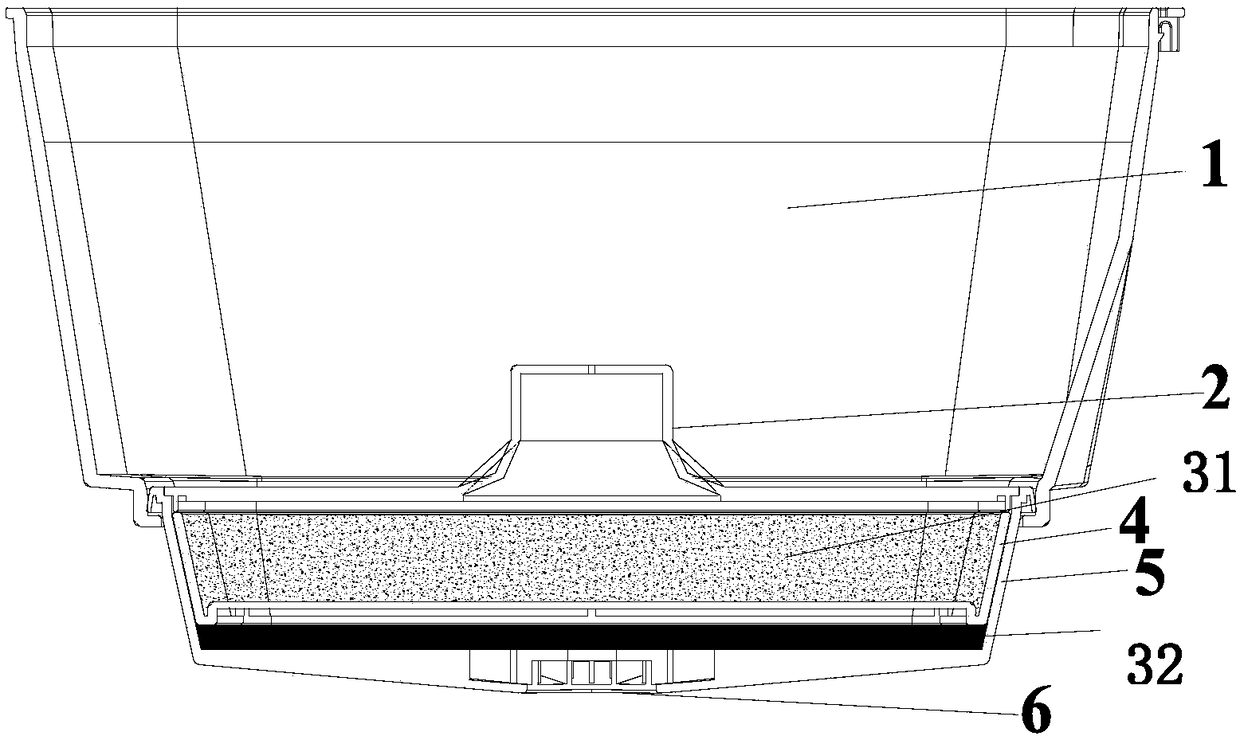 A kind of high flow rate clean kettle filter element