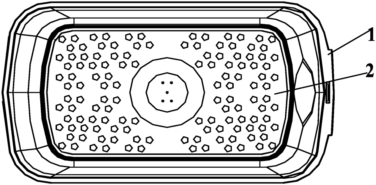 A kind of high flow rate clean kettle filter element