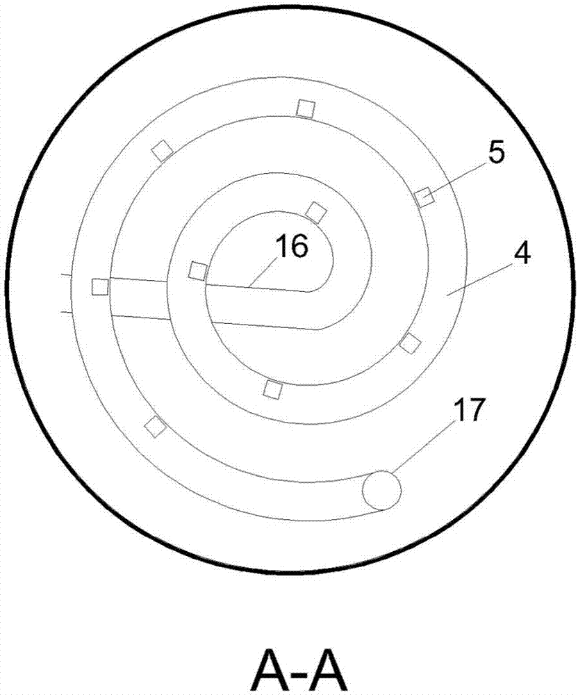 Gas-liquid multistage separation device for gas bearing experiment for incoming flow of pump