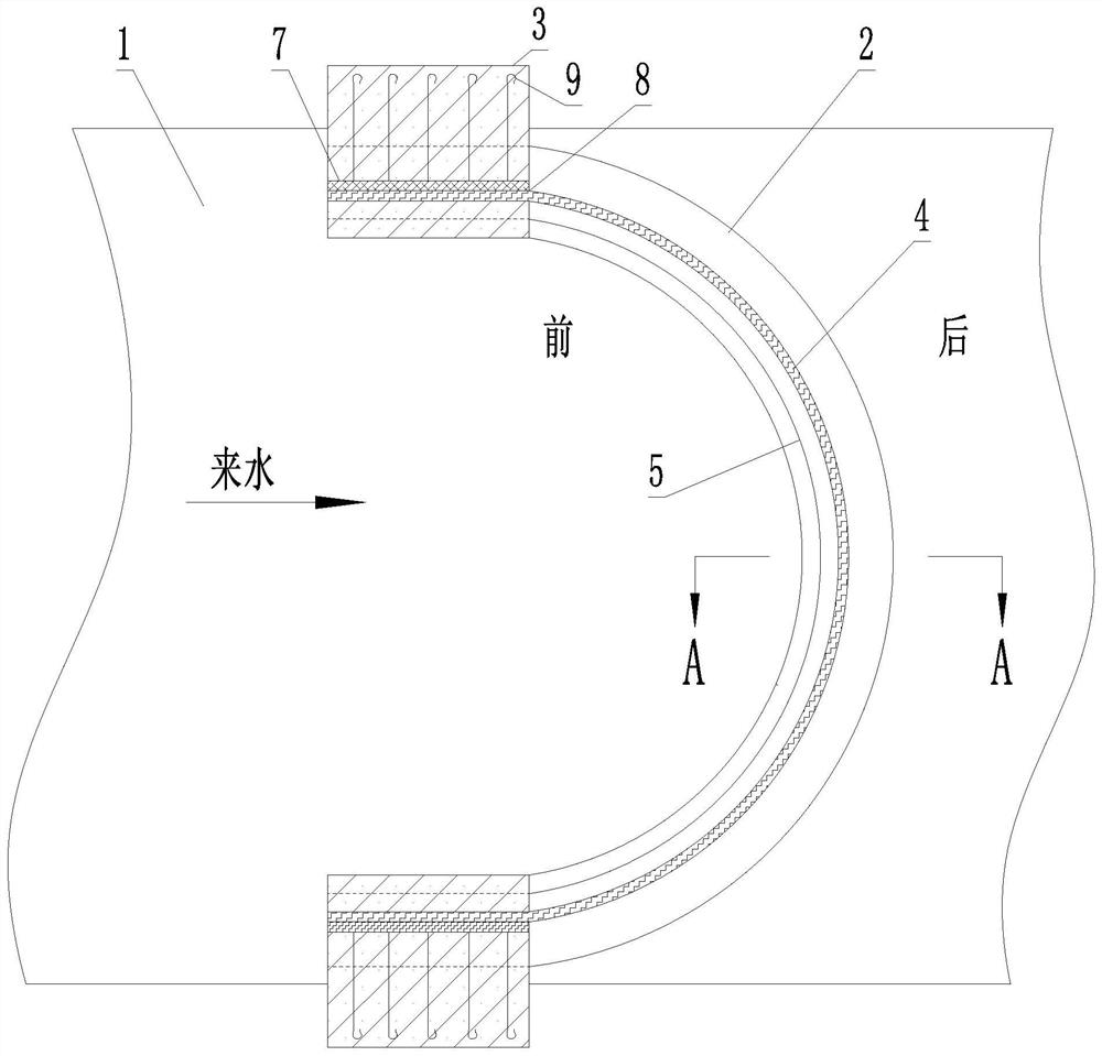 A kind of flexible steel dam construction method