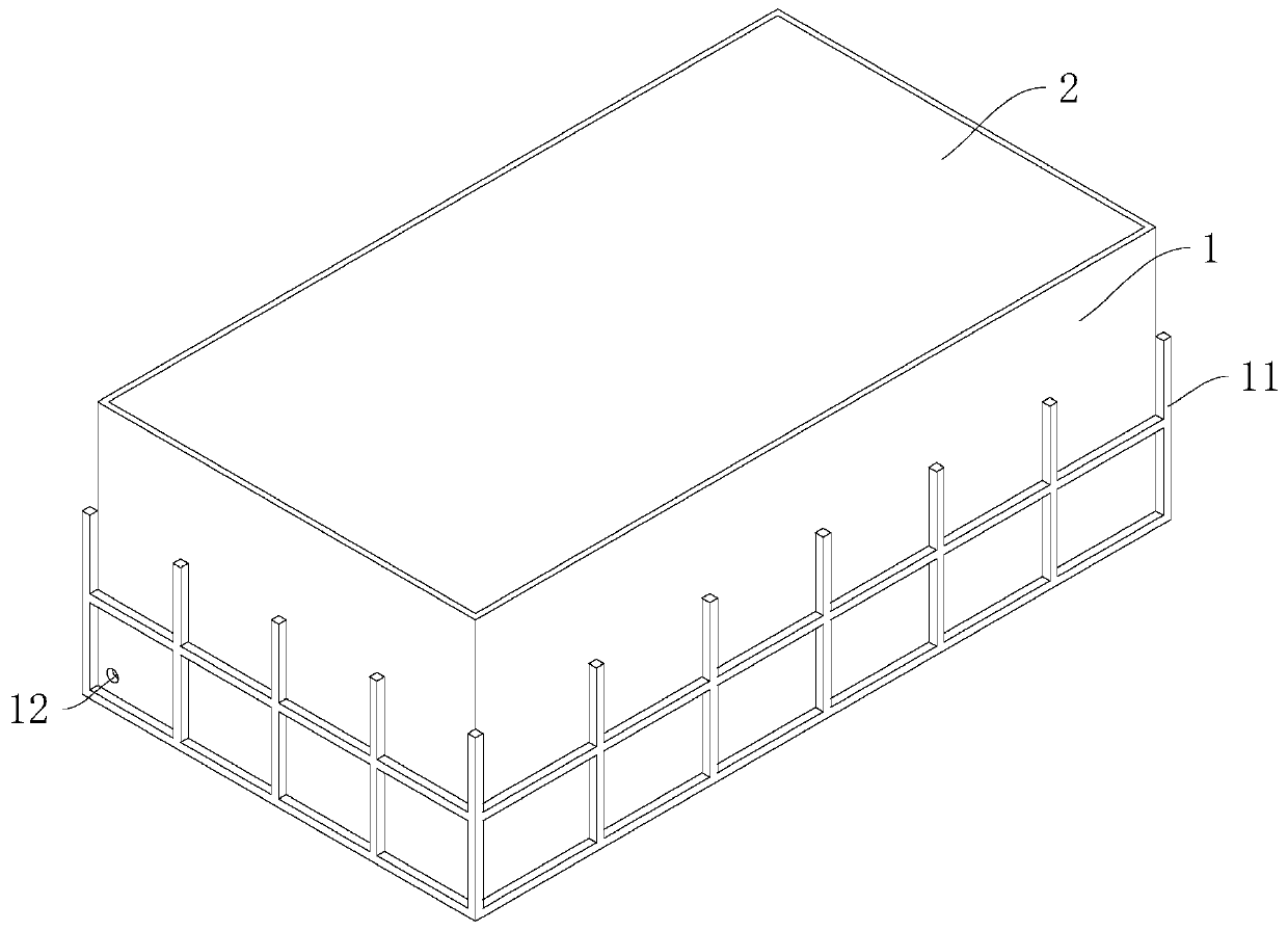 Three-dimensional temporary cultivation device for long-distance transportation and relay cultivation of coral larvae and broken branches