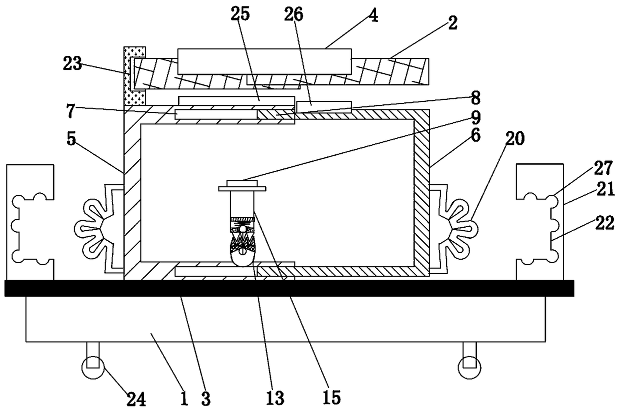 Multifunctional physical laboratory test bench