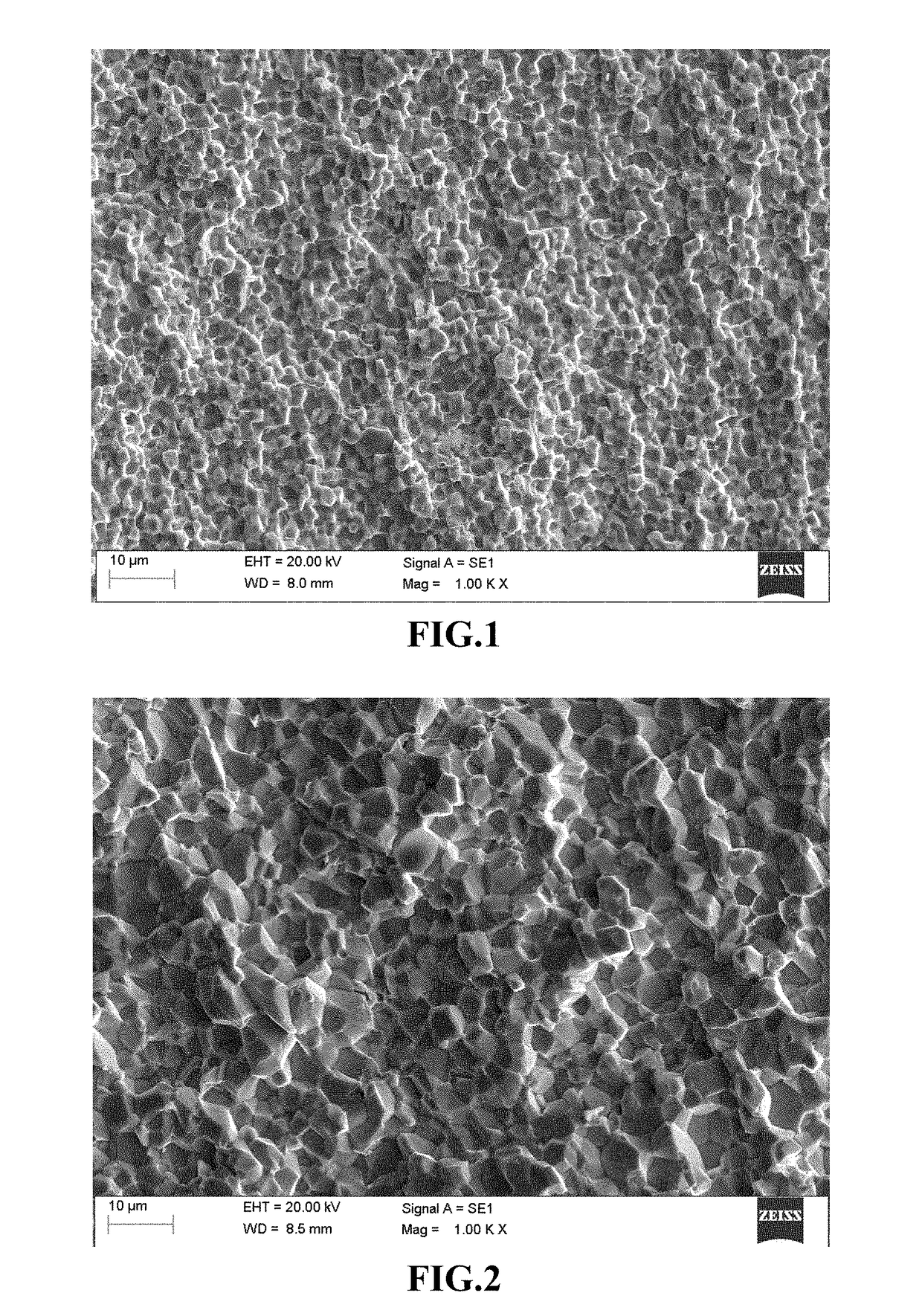 Sintered magnet composition without heavy rare earth element and a method of making the sintered magnet