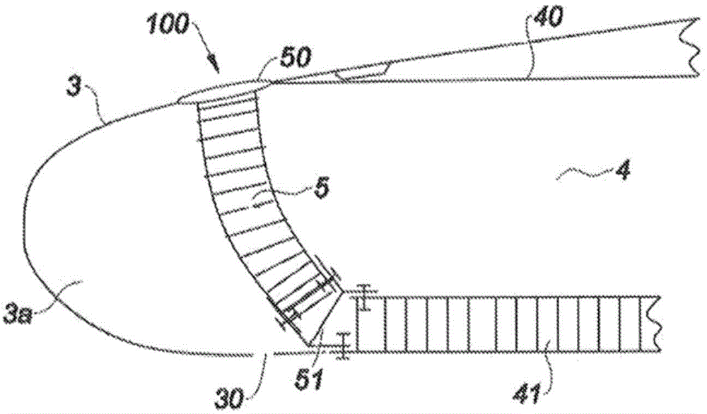 Air inlet structure for turbojet engine nacelle