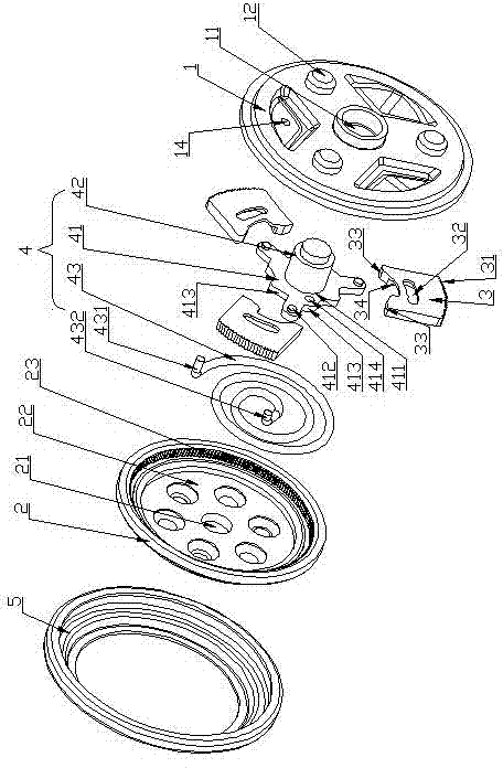 Automobile seat angle adjuster