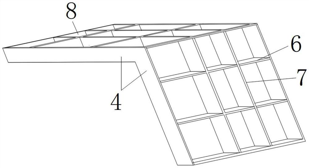 Water and soil conservation device for vegetation slope protection