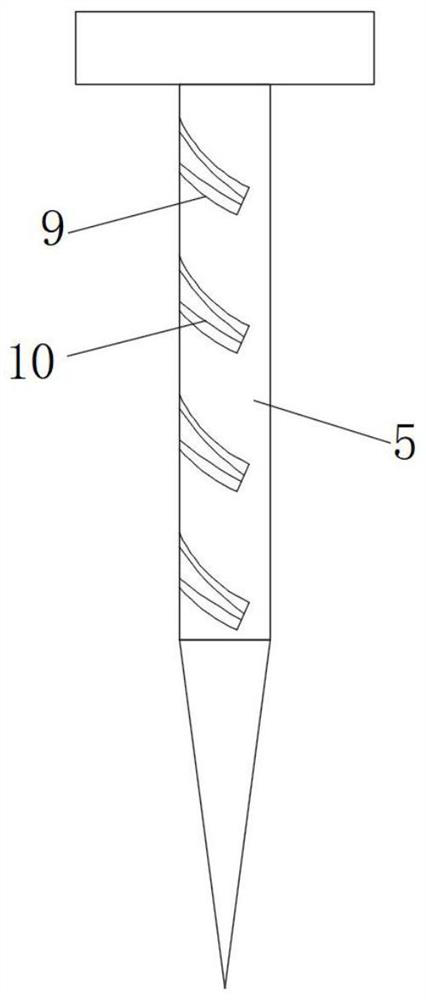 Water and soil conservation device for vegetation slope protection