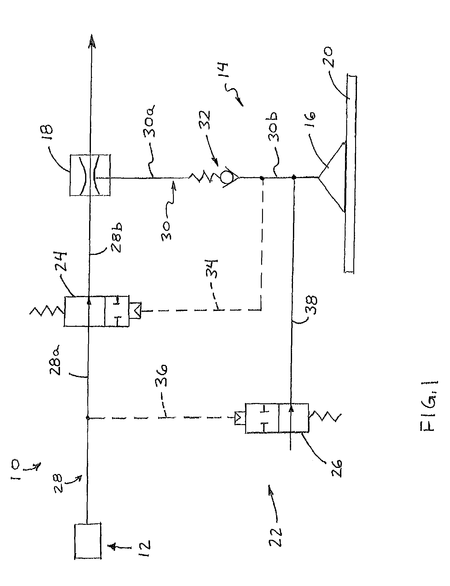 Auto-release venturi with vacuum switch