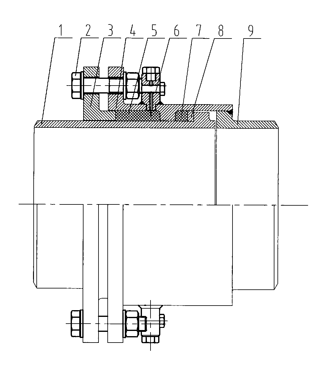 Dual-seal filling rotary compensator