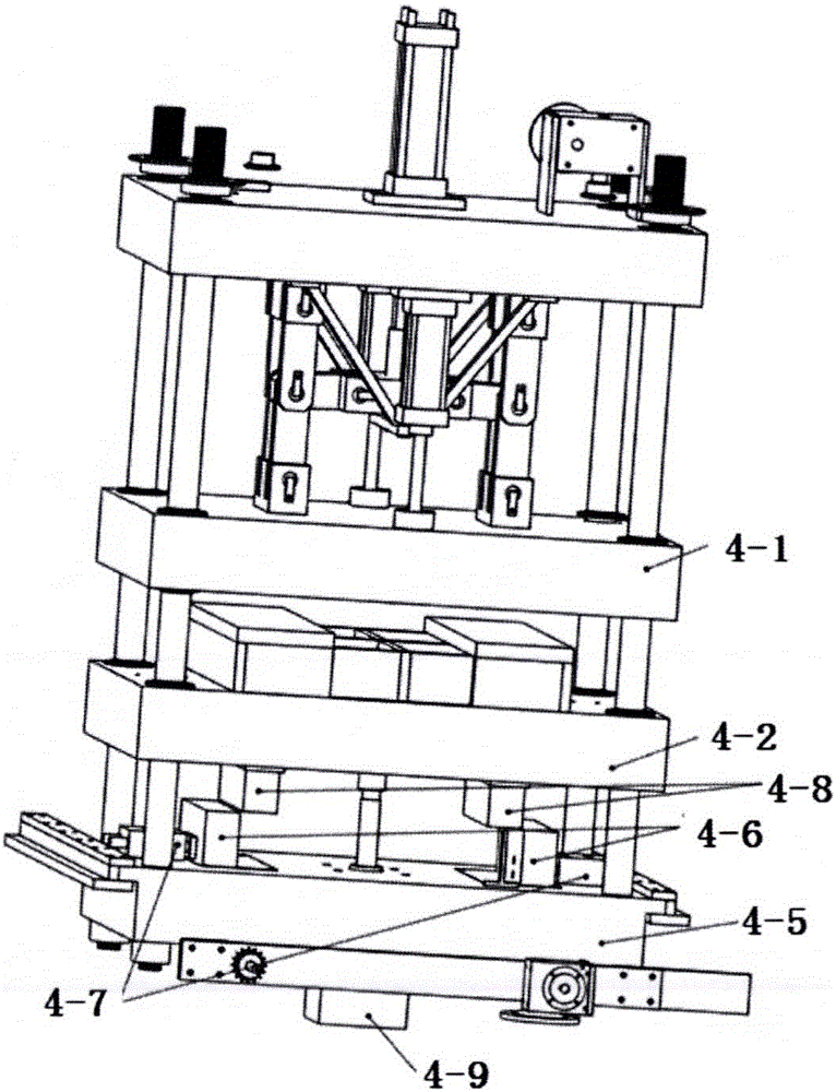 Positive-negative pressure self-cutting integral machine