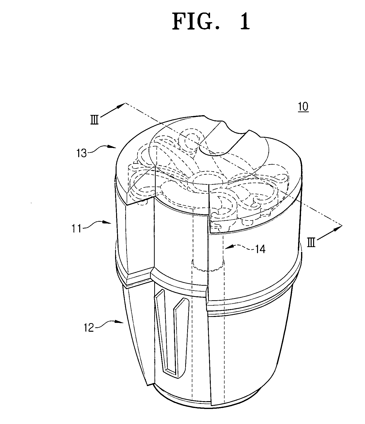 Multi-cyclone dust separating apparatus