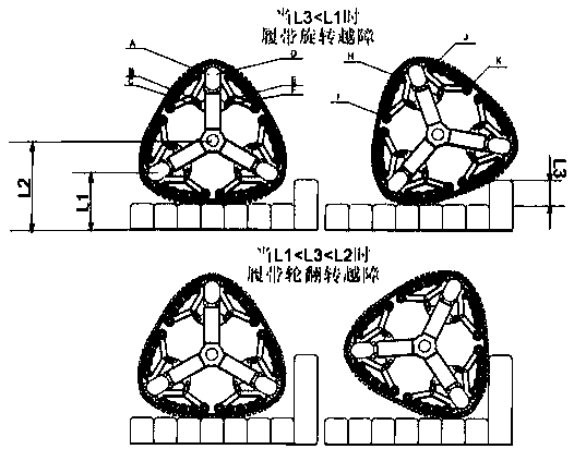 Magnetically driven crawler wheel capable of switching wheel state and crawler state