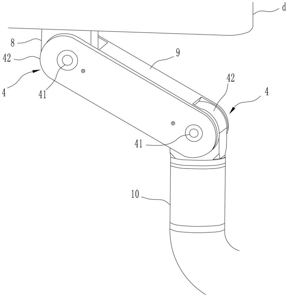 Torque balancing driving device for rotating shaft and executing arm mechanism of surgical robot