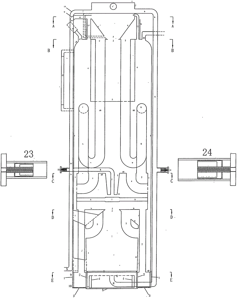 Environment-friendly energy-saving efficient gasification boiler