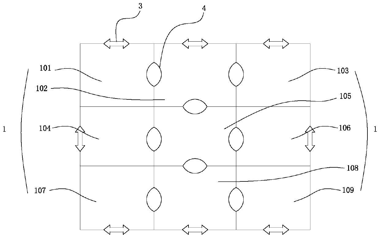 Down quilt with good down locking effect and down filling method thereof