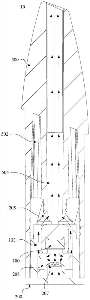 Atomizing seat, atomizer and electronic atomizing device