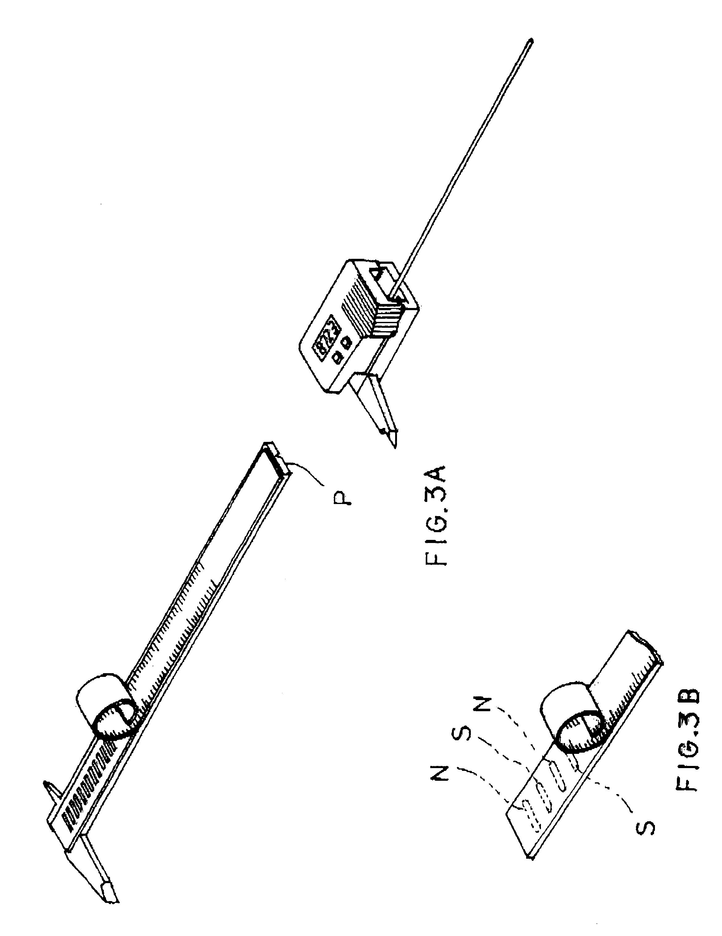 Scale on an apparatus for measuring displacement