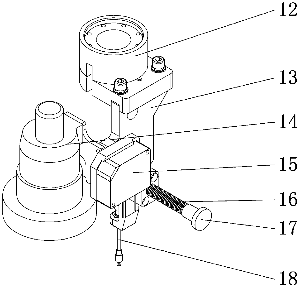 Automatic rivet feeding system and method based on robot vision