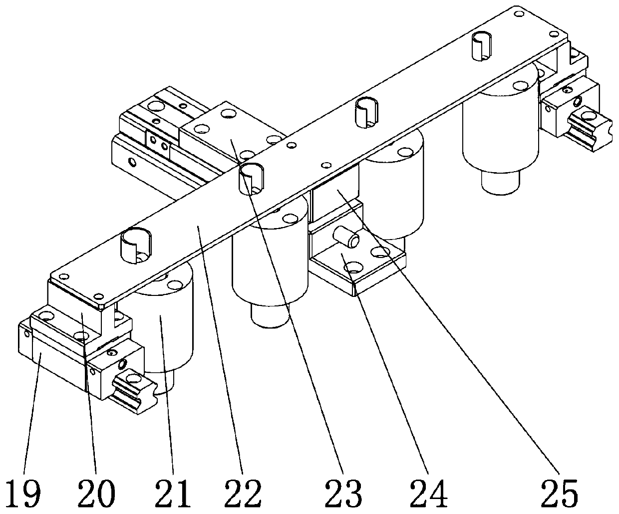 Automatic rivet feeding system and method based on robot vision