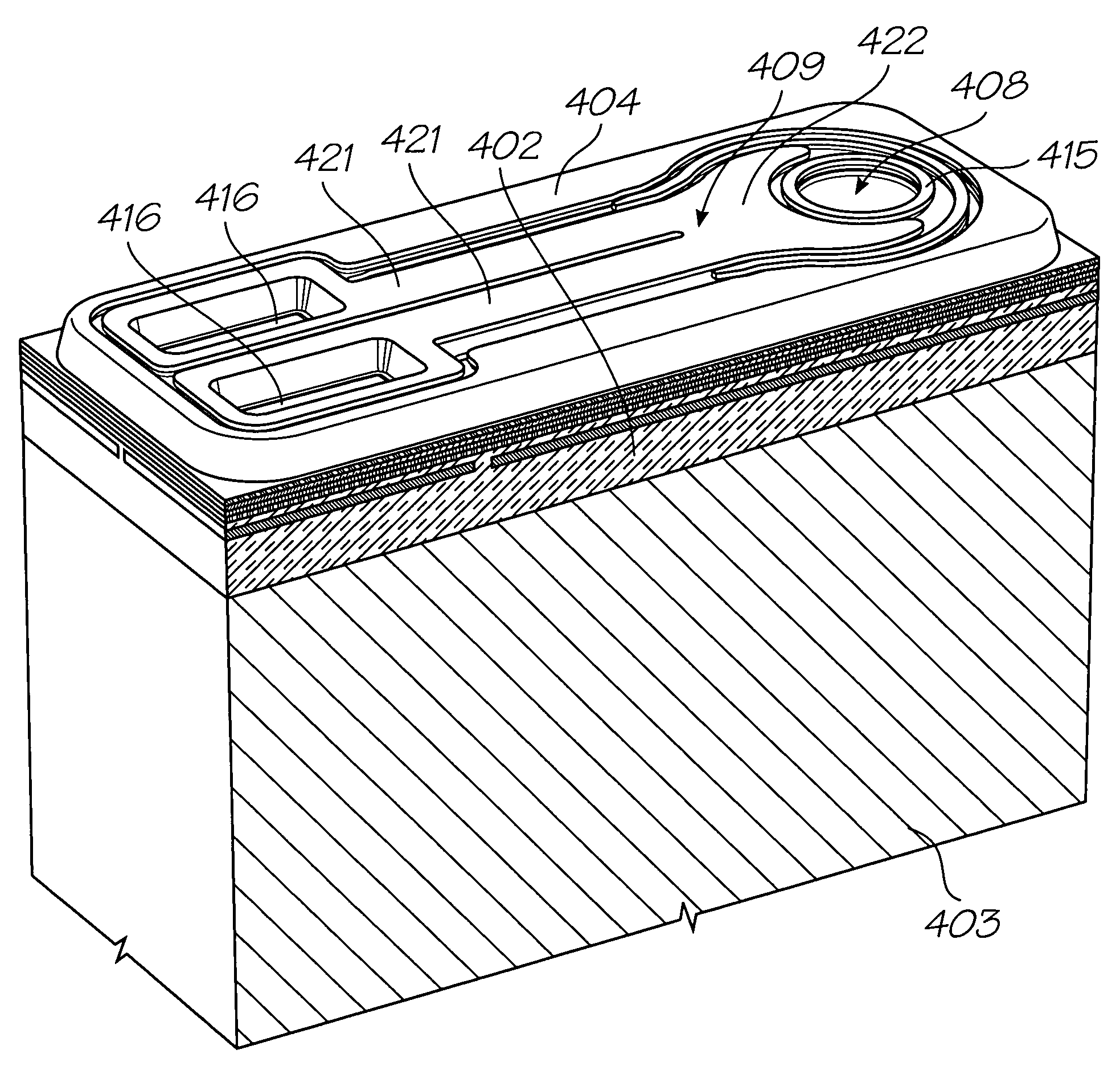 Inkjet nozzle assembly having thermal bend actuator with an active beam defining part of an exterior surface of a nozzle chamber roof