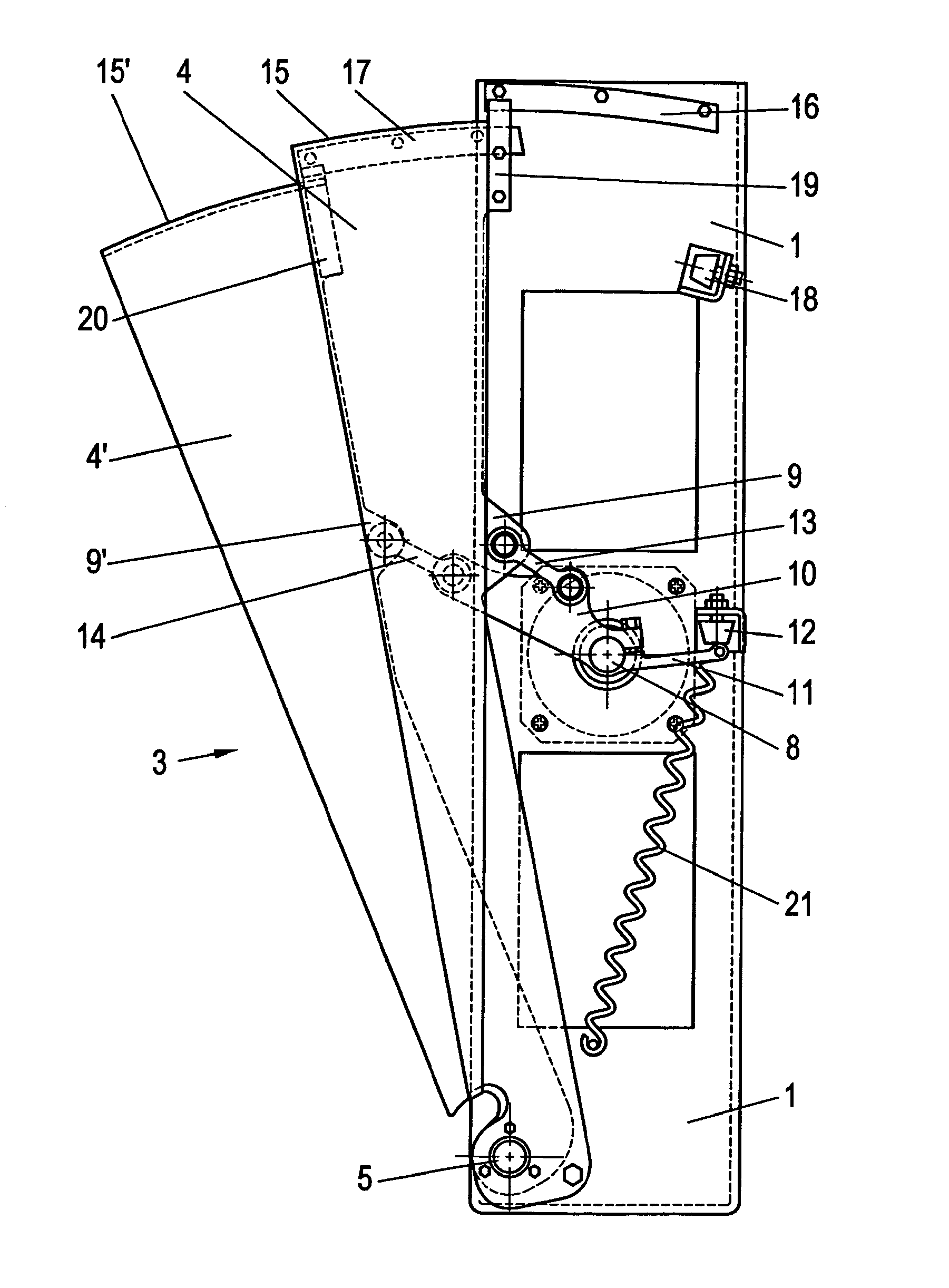 Blocking element, particularly for a gate used as a checkpoint