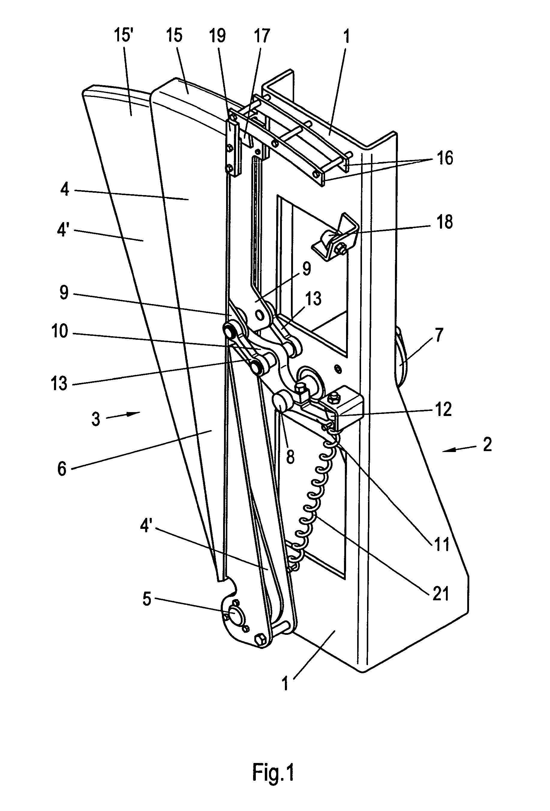 Blocking element, particularly for a gate used as a checkpoint