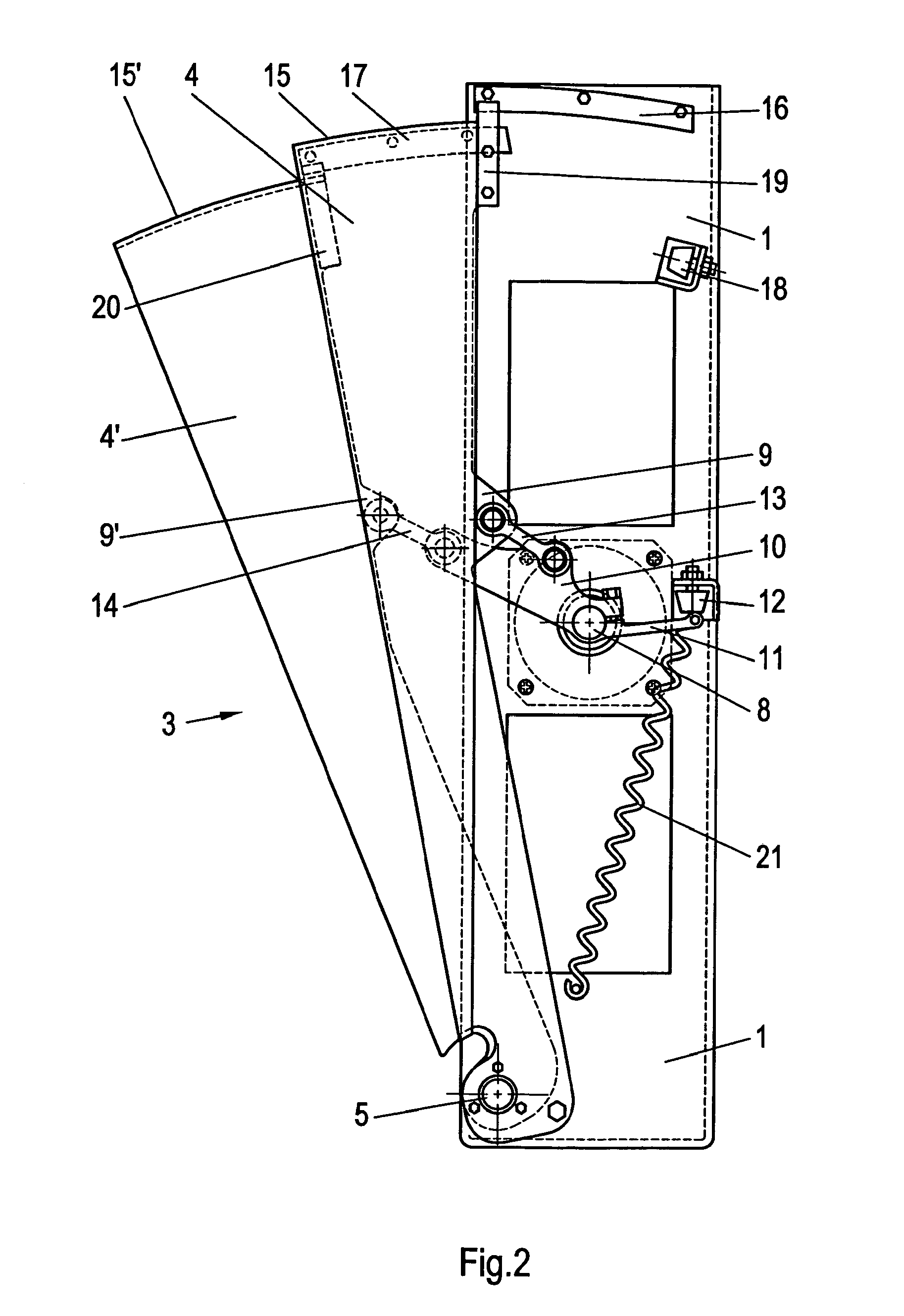 Blocking element, particularly for a gate used as a checkpoint