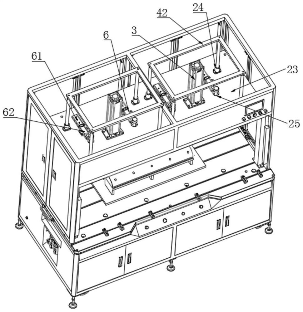 Sponge pressing and pasting device