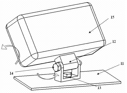 Bracket with adjustable rotating angle