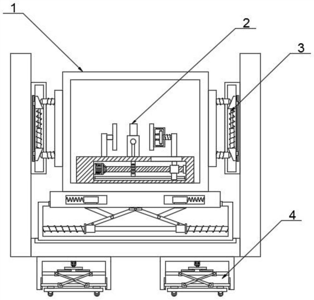 Multi-angle buffer protection device facilitating water tank transportation and protection method