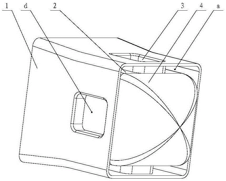 Nozzle structure, fresh air exchange device and air conditioner