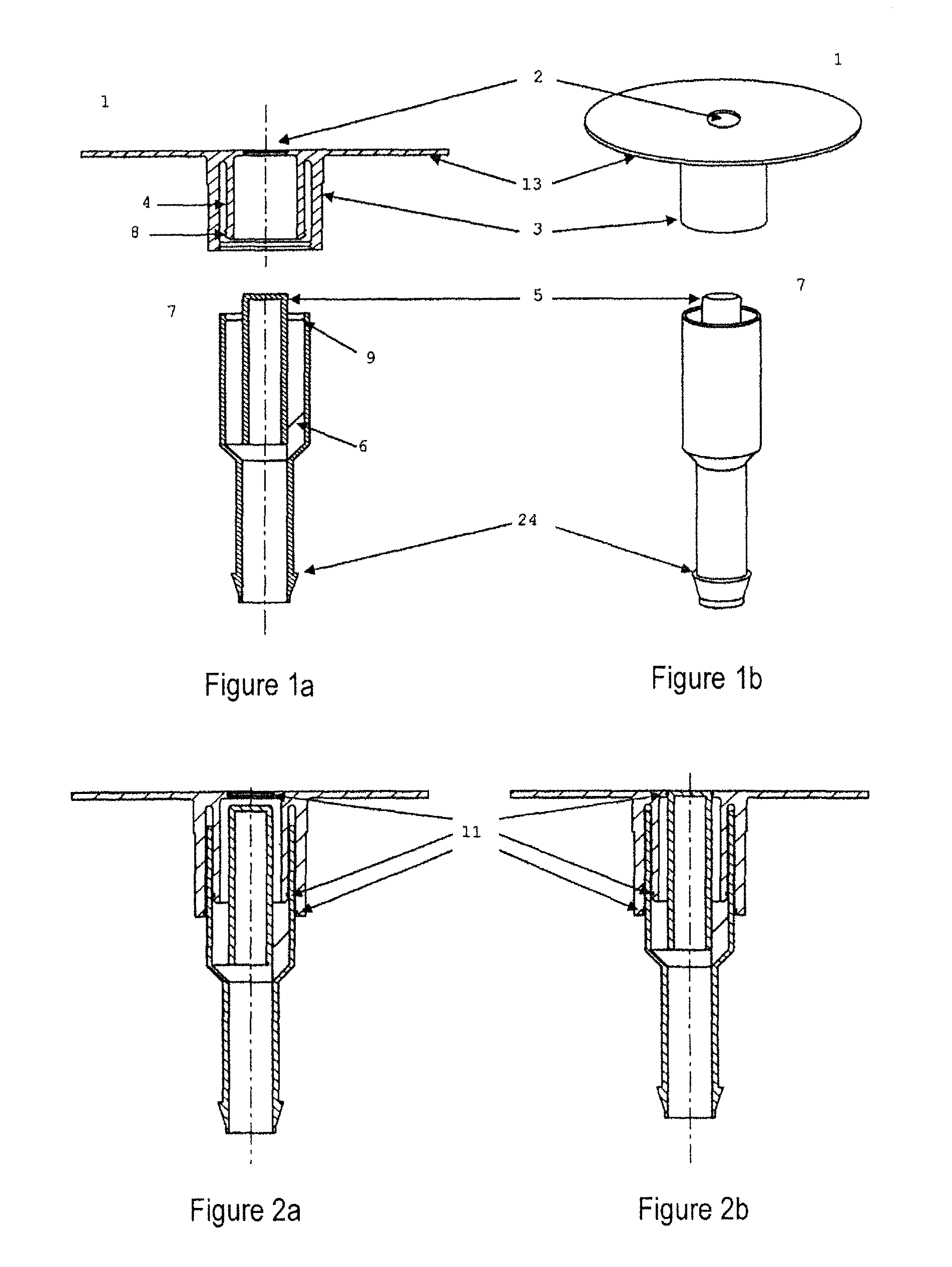 Closure for a container