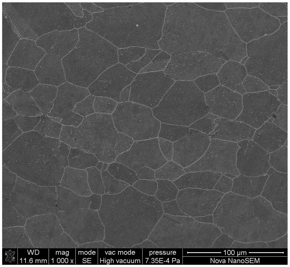 A method for eliminating mixed crystals in s31035 high-alloy austenitic heat-resistant steel