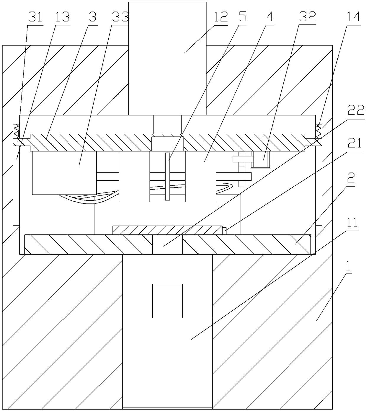 Plate bending device