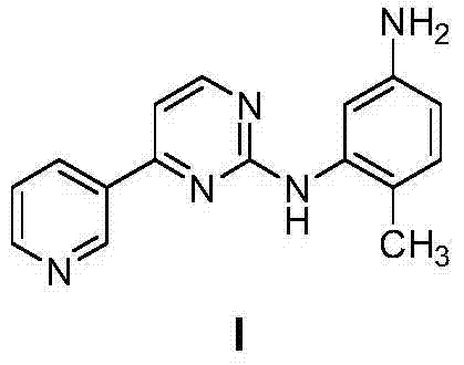 Method for preparing imatinib mesylate intermediate