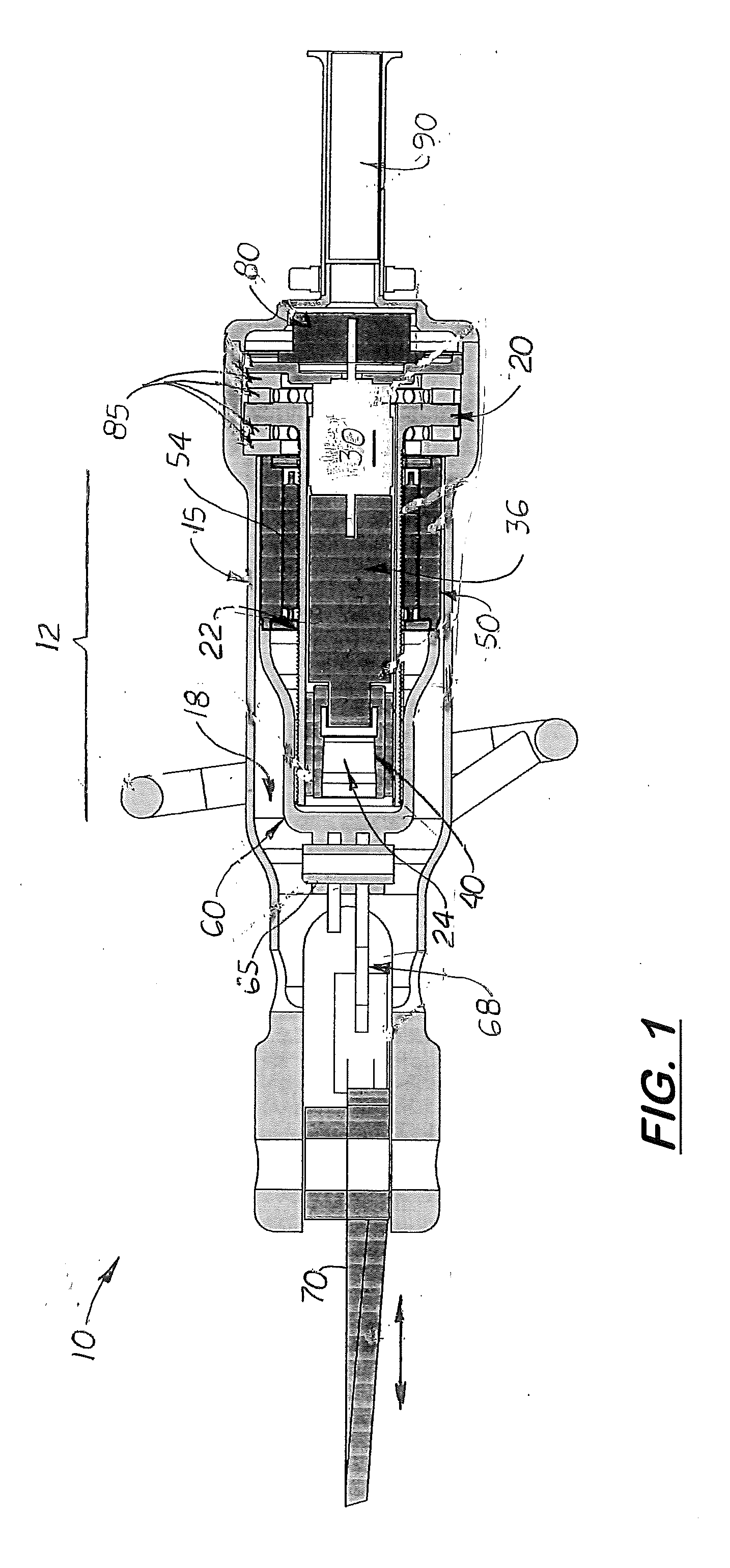 Tool With Linear Drive Mechanism