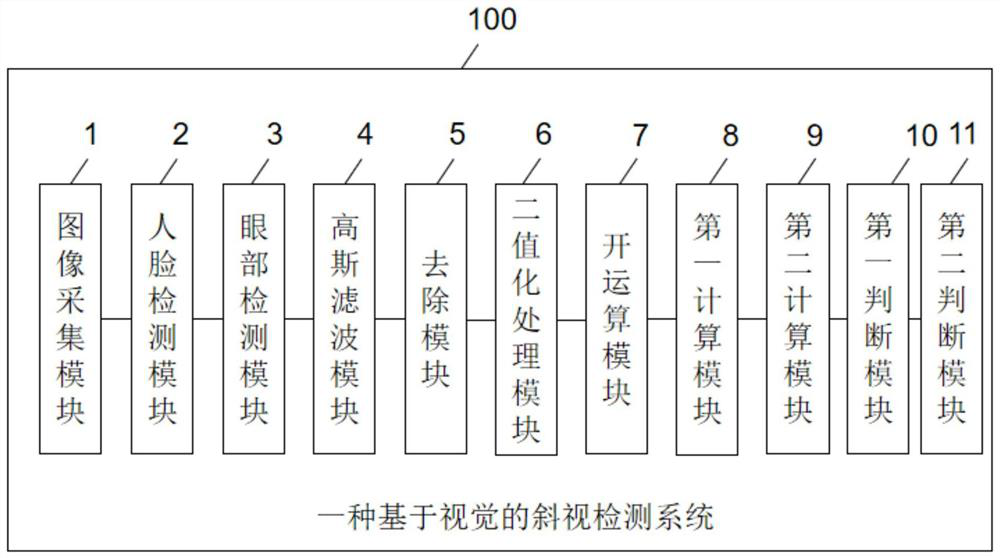 Strabismus detection system based on vision