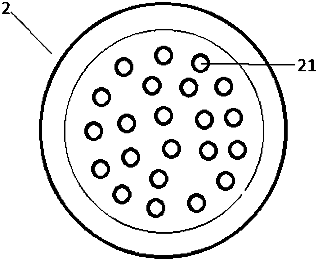 A device for compressing shredded tobacco to a specified bulk density