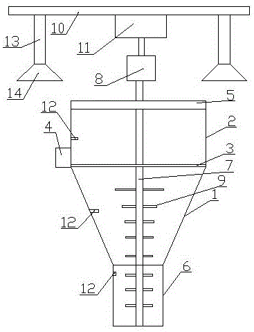 Powder feeding hopper